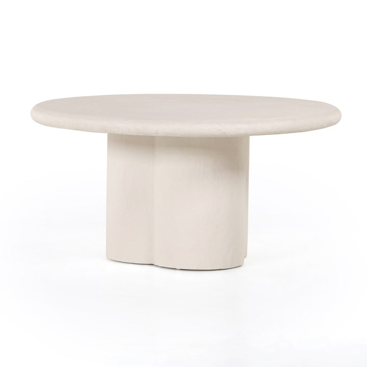 Grano Dining Table - Plaster Molded Concrete-Four Hands-FH-225143-003-Dining Tables-1-France and Son
