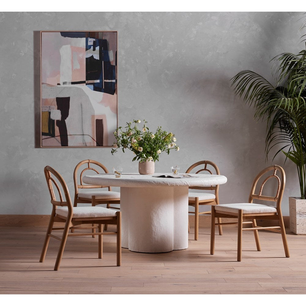 Grano Dining Table - Plaster Molded Concrete-Four Hands-FH-225143-003-Dining Tables-2-France and Son