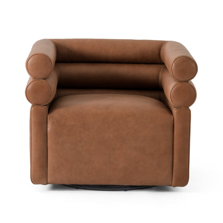 Evie Swivel Chair-Four Hands-FH-225262-001-Lounge ChairsHampton Cream-8-France and Son