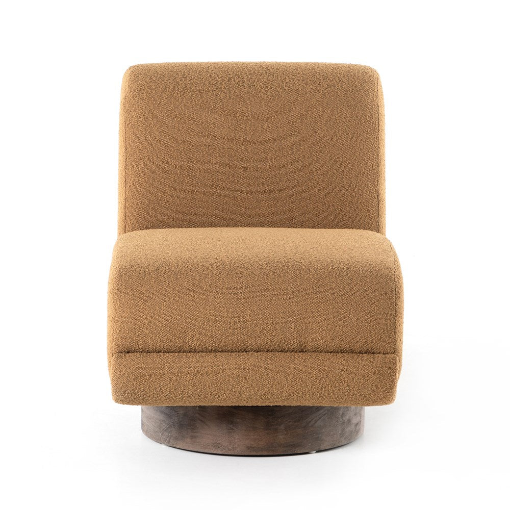 Bronwyn Swivel Chair-Four Hands-FH-225264-002-Lounge ChairsWithout Table-Knoll Natural-13-France and Son