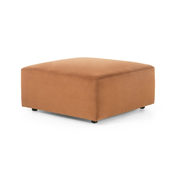 Collins Sectional Pieces- Modern Velvet Tobacco-Four Hands-FH-225267-002-SectionalsOttoman-6-France and Son