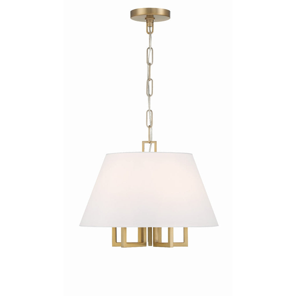 Libby Langdon Westwood 5 Light Vibrant Gold Mini Chandelier-Crystorama Lighting Company-CRYSTO-2255-VG-Chandeliers-1-France and Son