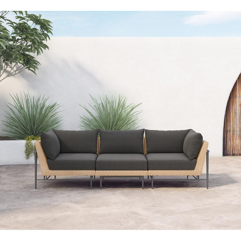 Cavan Outdoor Sectional-Four Hands-FH-225511-001-Outdoor Sectionals3 Pc-2-France and Son