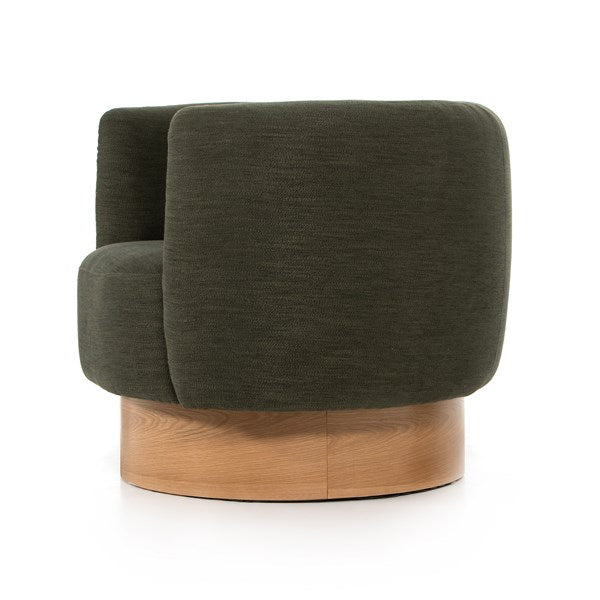 Calista Swivel Chair-Atlantis Moss-Four Hands-FH-225817-001-Lounge Chairs-3-France and Son