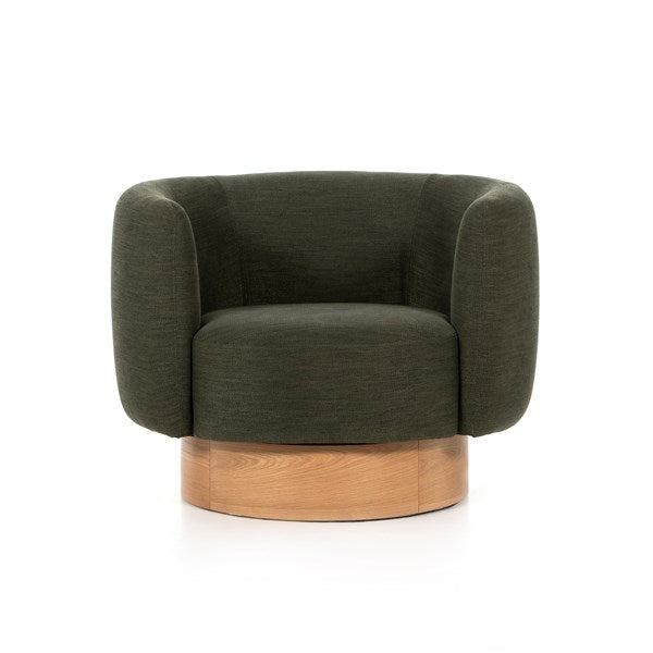 Calista Swivel Chair-Atlantis Moss-Four Hands-FH-225817-001-Lounge Chairs-4-France and Son