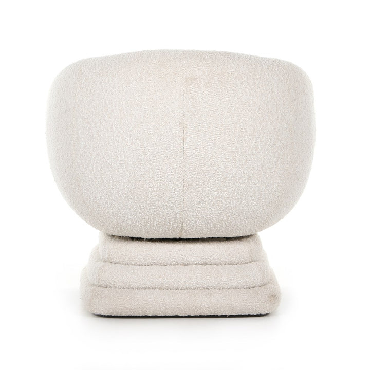 Flower Swivel Chair - Knoll Natural Boucle-FNS-HANDS-225818-001-Lounge Chairs-6-France and Son