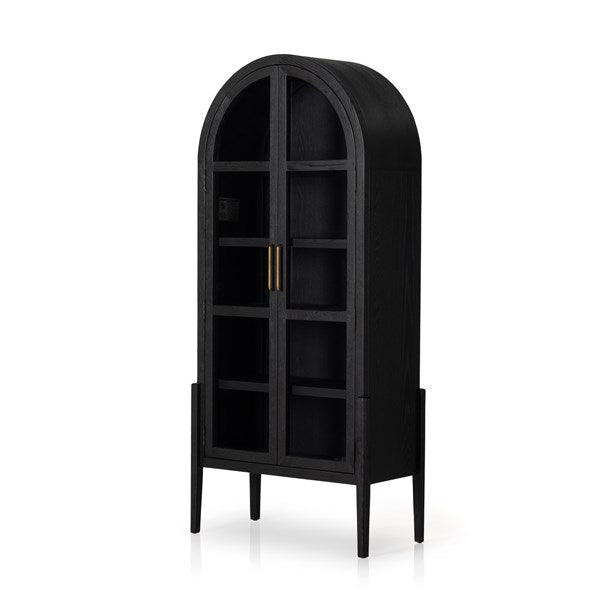 Tolle Cabinet-Four Hands-FH-225878-004-Bookcases & CabinetsMatte Black Solid-12-France and Son