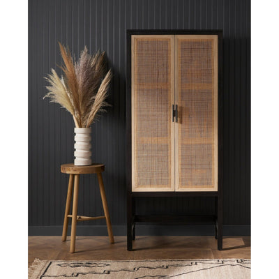Caprice Narrow Cabinet-Four Hands-FH-225960-002-Bookcases & CabinetsNatural-3-France and Son