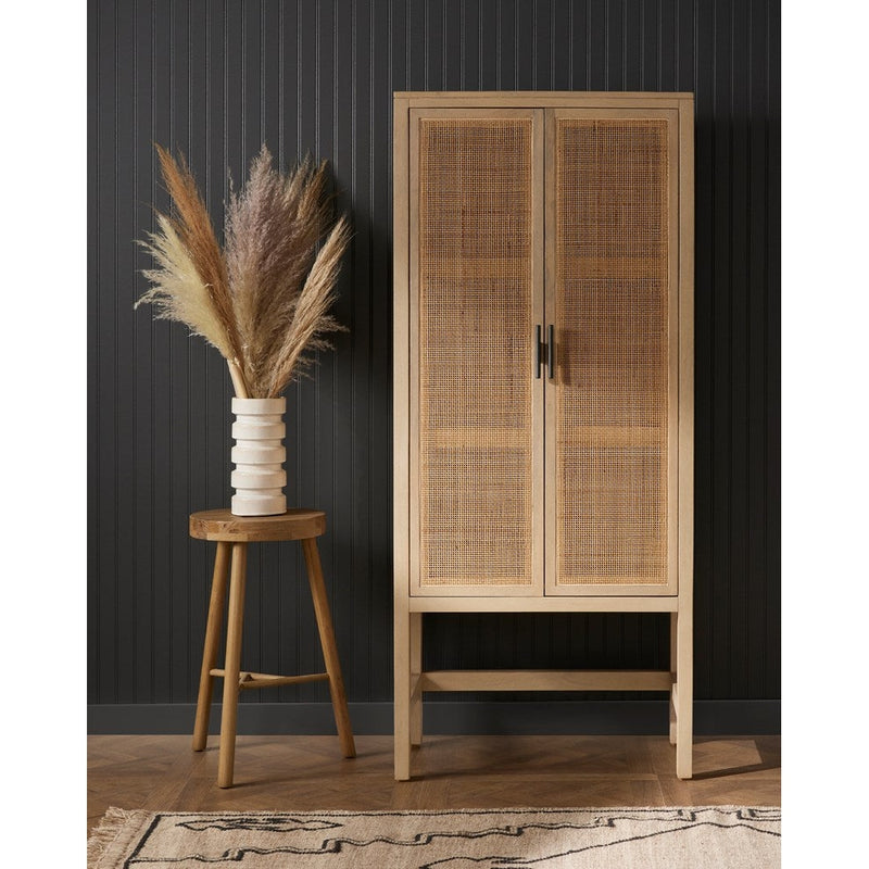 Caprice Narrow Cabinet-Four Hands-FH-225960-002-Bookcases & CabinetsNatural-2-France and Son