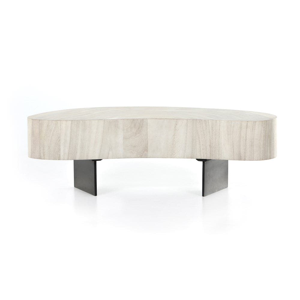 Avett Coffee Table - Bleached Guanacaste-Four Hands-FH-223615-001-Coffee Tables2-PC-13-France and Son