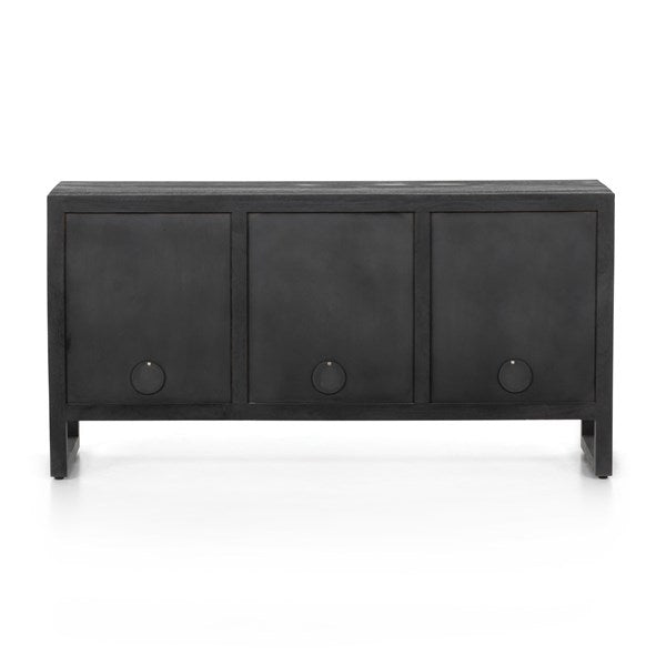 Lorne Media Console - Dark Reeded Totem-Four Hands-FH-226057-001-Media Storage / TV Stands-6-France and Son