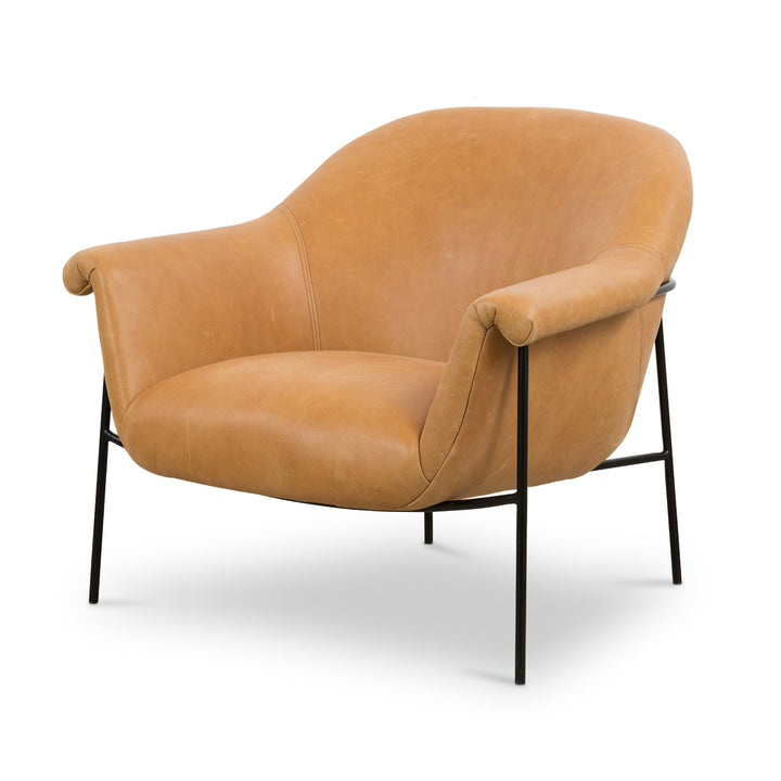 Suerte Lounge Chair-Four Hands-FH-226092-004-Lounge ChairsPalermo Butterscotch-8-France and Son