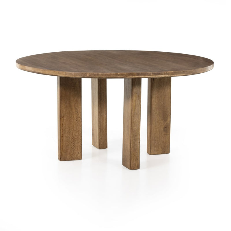 Cree Round Dining Table - Light Mango-Four Hands-FH-226109-001-Dining Tables-1-France and Son