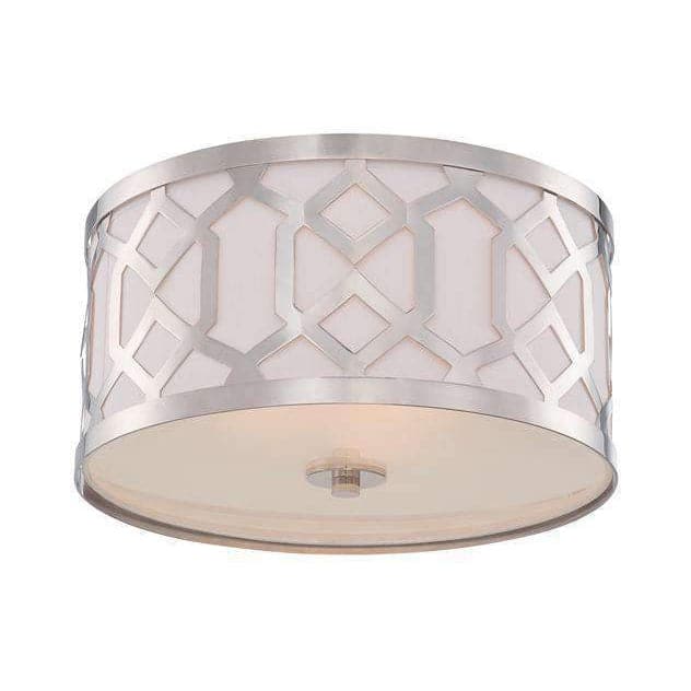 Libby Langdon Jennings 3 Light Ceiling Mount-Crystorama Lighting Company-CRYSTO-2263-PN-Flush MountsPolished Nickel-2-France and Son