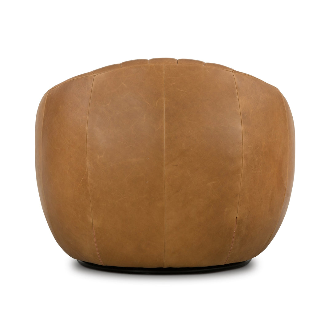 Audie Swivel Chair-Four Hands-FH-226408-003-Lounge ChairsKnoll Natural-7-France and Son