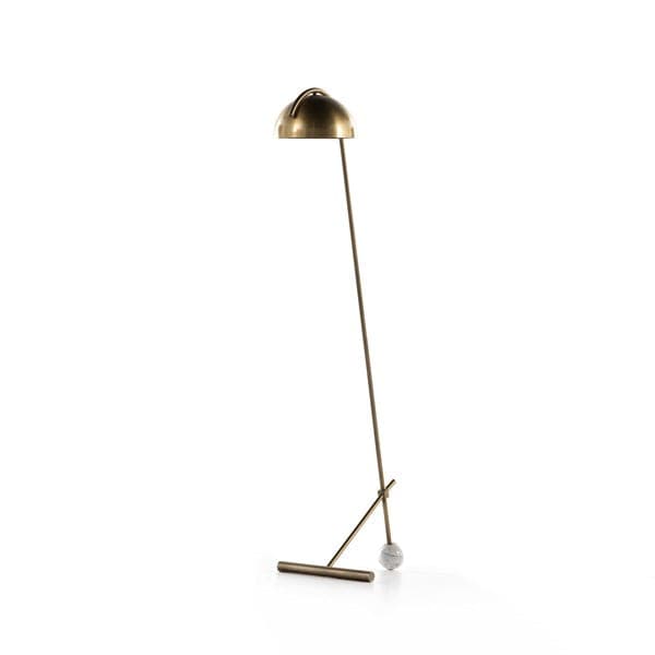 Becker Floor Lamp-Four Hands-FH-226515-001-Floor LampsCharcoal & White Marble-1-France and Son