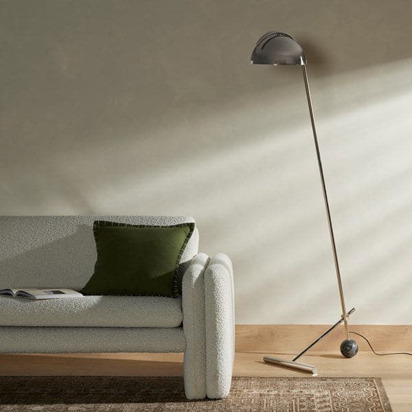 Becker Floor Lamp-Four Hands-FH-226515-001-Floor LampsCharcoal & White Marble-3-France and Son