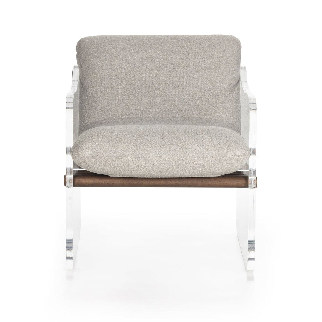 Cassius Chair - Torrance Silver-Four Hands-FH-226548-001-Lounge Chairs-3-France and Son