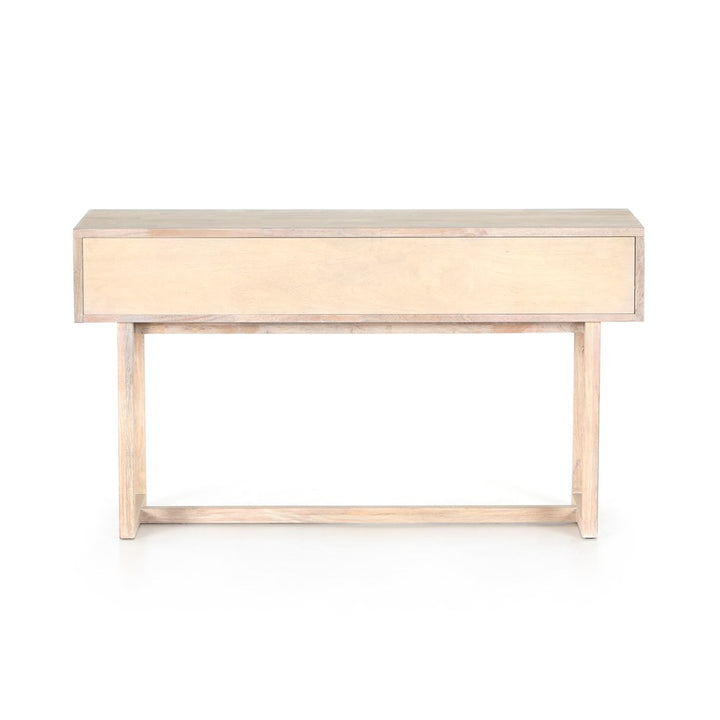 Clarita Console Table-Four Hands-FH-226632-001-Console TablesWhite Wash Mango-7-France and Son
