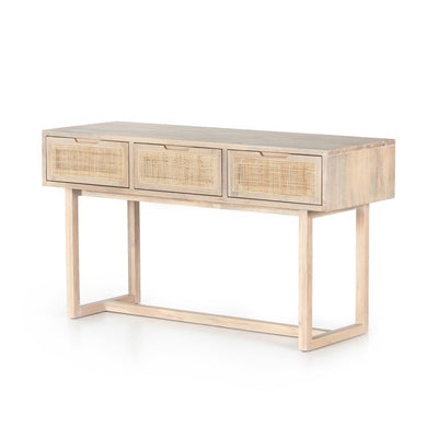 Clarita Console Table-Four Hands-FH-226632-001-Console TablesWhite Wash Mango-1-France and Son