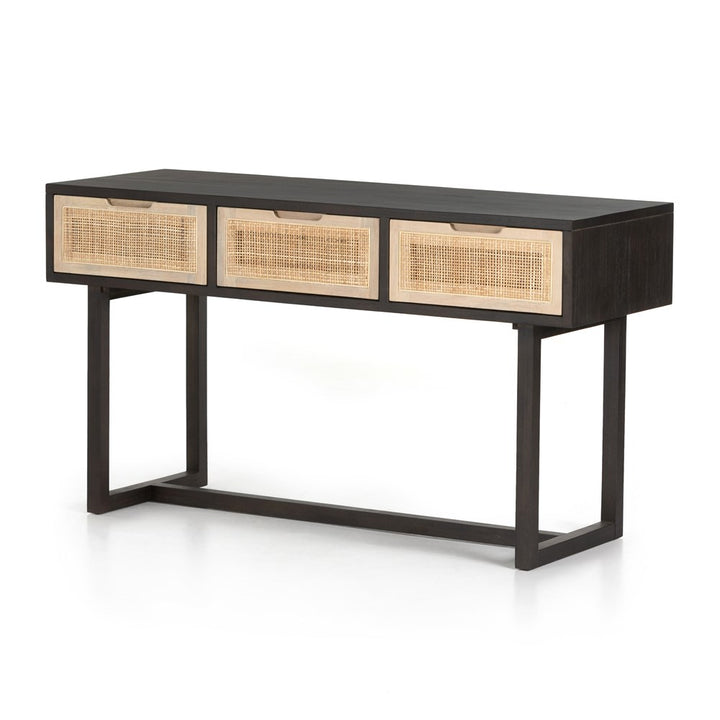 Clarita Console Table-Four Hands-FH-226632-002-Console TablesBlack Mango-9-France and Son
