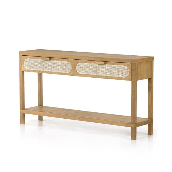 Allegra Console Table - Honey Oak Veneer-Four Hands-FH-226633-001-Console Tables-1-France and Son