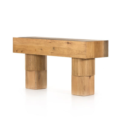Leland Console Table-Honey Oak-Four Hands-FH-226634-002-Console Tables-1-France and Son