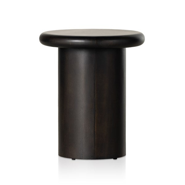 Zach End Table-Four Hands-FH-226636-006-Side TablesCharcoal Parawood Solid-4-France and Son