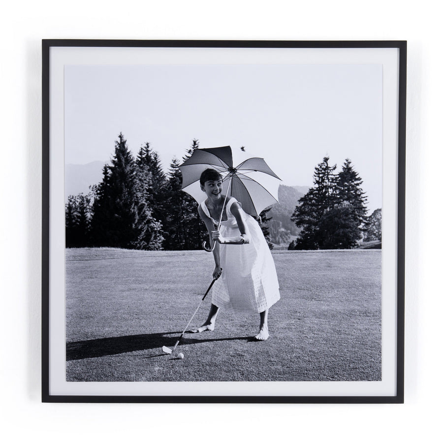 Golfing Hepburn By Getty Images-Four Hands-FH-226669-001-Wall Art40"X40"-1-France and Son