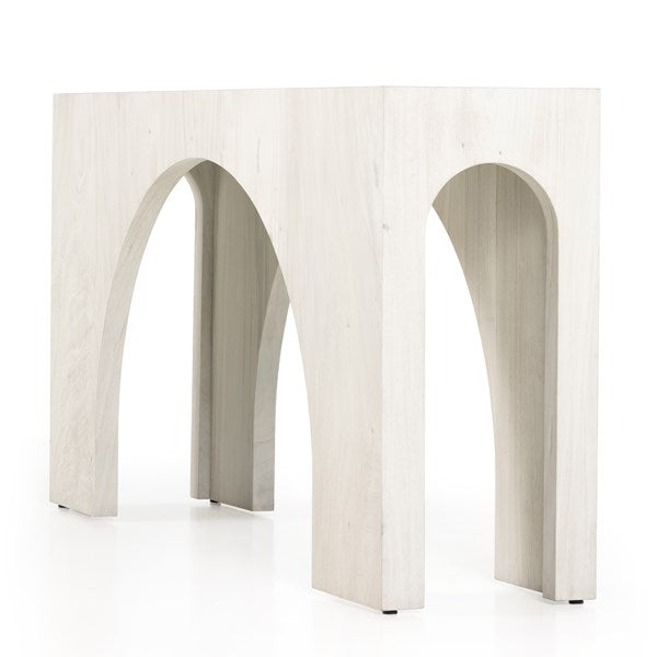 Fausto Console Table-Bleached Guanacaste-Four Hands-FH-226801-001-Console Tables-4-France and Son