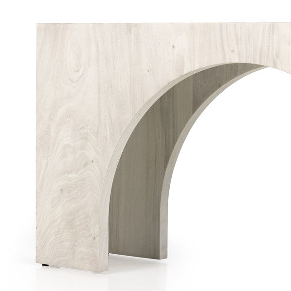 Fausto Console Table-Bleached Guanacaste-Four Hands-FH-226801-001-Console Tables-11-France and Son