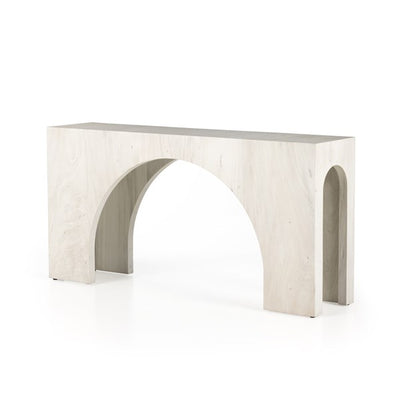 Fausto Console Table-Bleached Guanacaste-Four Hands-FH-226801-001-Console Tables-1-France and Son