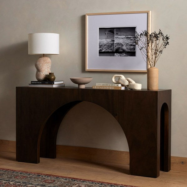 Fausto Console Table-Four Hands-FH-226801-001-Console TablesBleached Guanacaste-13-France and Son