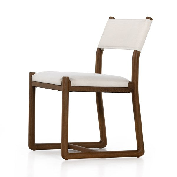Bibianna Dining Table - Smoked Honey - White-Four Hands-FH-226836-001-Outdoor Dining Chairs-2-France and Son
