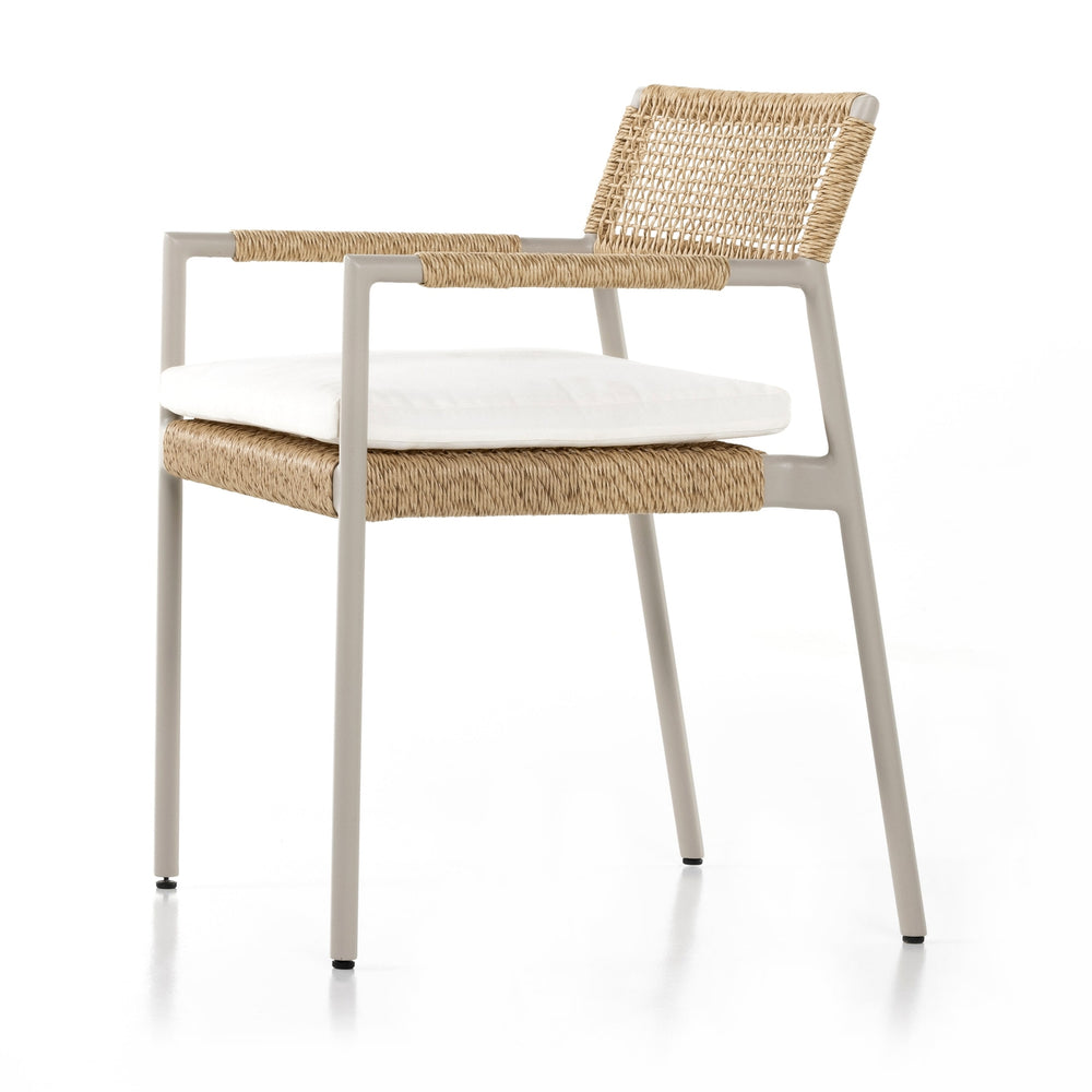 Niles Outdoor Dining Armchair - Natural-Four Hands-FH-226837-001-Dining Chairs-2-France and Son