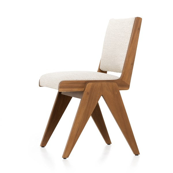 Colima Outdoor Dining Chair - Natural Teak-Four Hands-FH-226846-001-Dining Chairs-2-France and Son