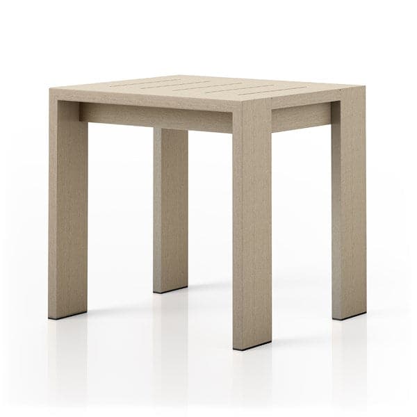 Monterey Outdoor End Table-Four Hands-FH-226901-001-Side TablesWashed Brown-1-France and Son