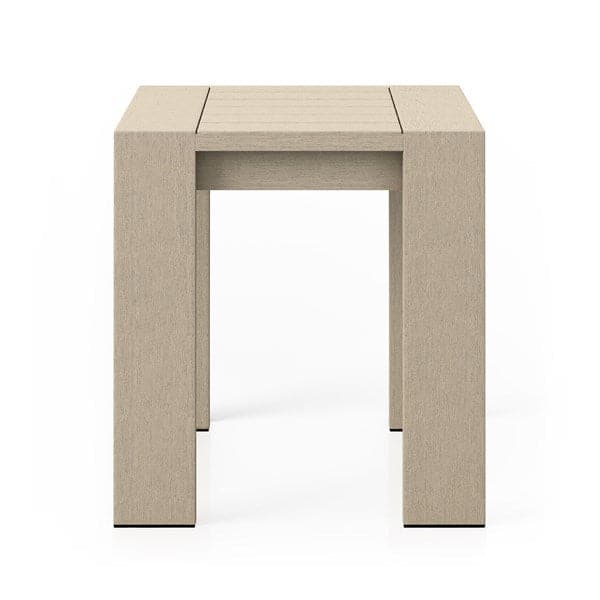 Monterey Outdoor End Table-Four Hands-FH-226901-001-Side TablesWashed Brown-5-France and Son