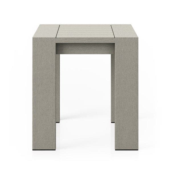 Monterey Outdoor End Table-Four Hands-FH-226901-001-Side TablesWashed Brown-6-France and Son