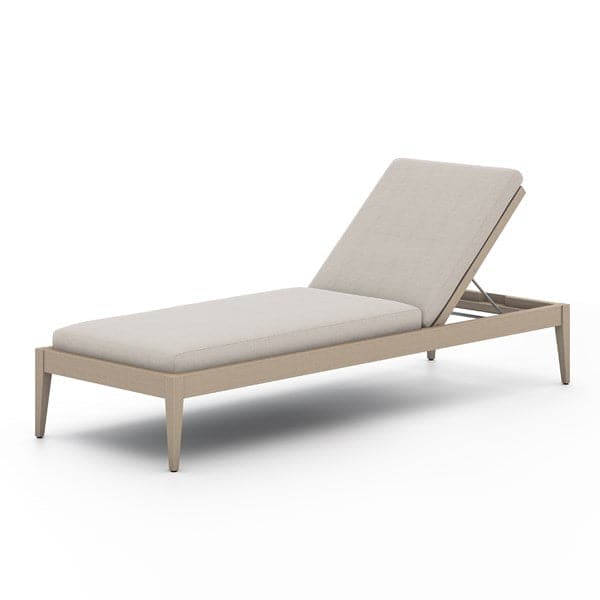Sherwood Outdoor Chaise Lounge-Four Hands-FH-226912-001-Outdoor ChaisesStone Grey / Weathered Grey-Fsc-11-France and Son