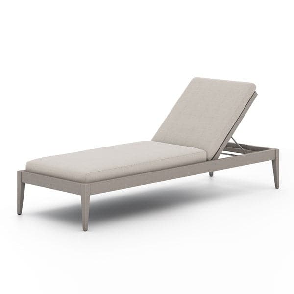 Sherwood Outdoor Chaise Lounge-Four Hands-FH-226912-002-Outdoor ChaisesStone Grey / Weathered Grey-Fs-22-France and Son