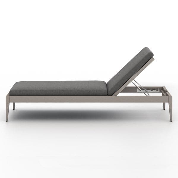 Sherwood Outdoor Chaise Lounge-Four Hands-FH-226912-004-Outdoor ChaisesFaye Ash / Washed Brown-Fsc-19-France and Son