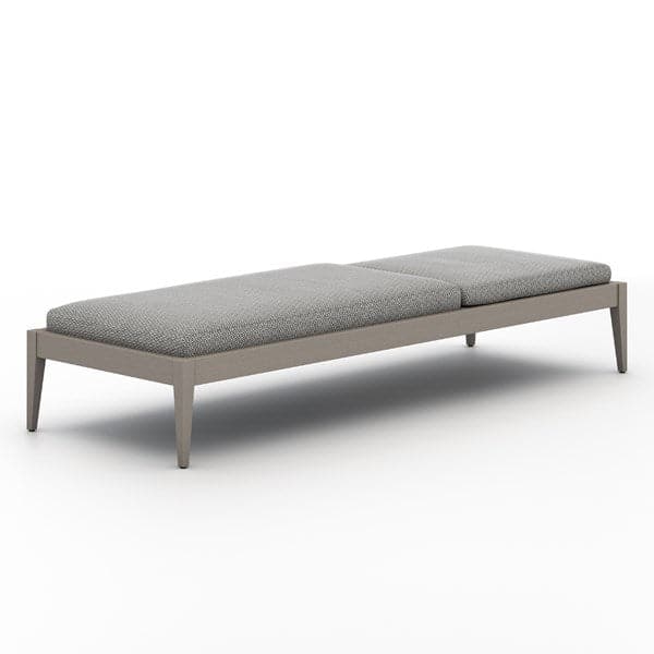 Sherwood Outdoor Chaise Lounge-Four Hands-FH-226912-004-Outdoor ChaisesFaye Ash / Washed Brown-Fsc-14-France and Son