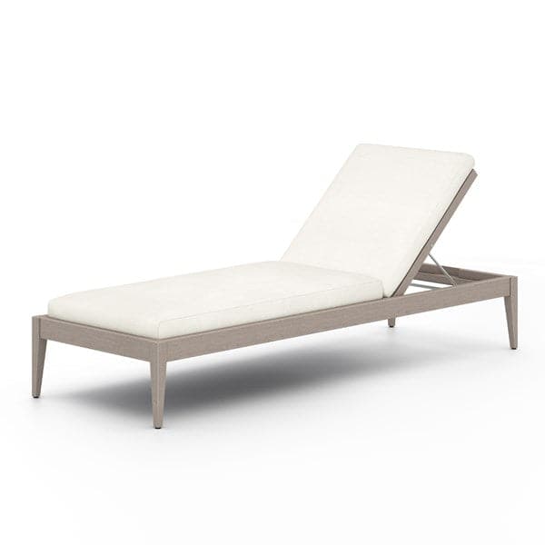Sherwood Outdoor Chaise Lounge-Four Hands-FH-226912-013-Outdoor ChaisesNatural Ivory / Weathered Grey-Fsc-20-France and Son