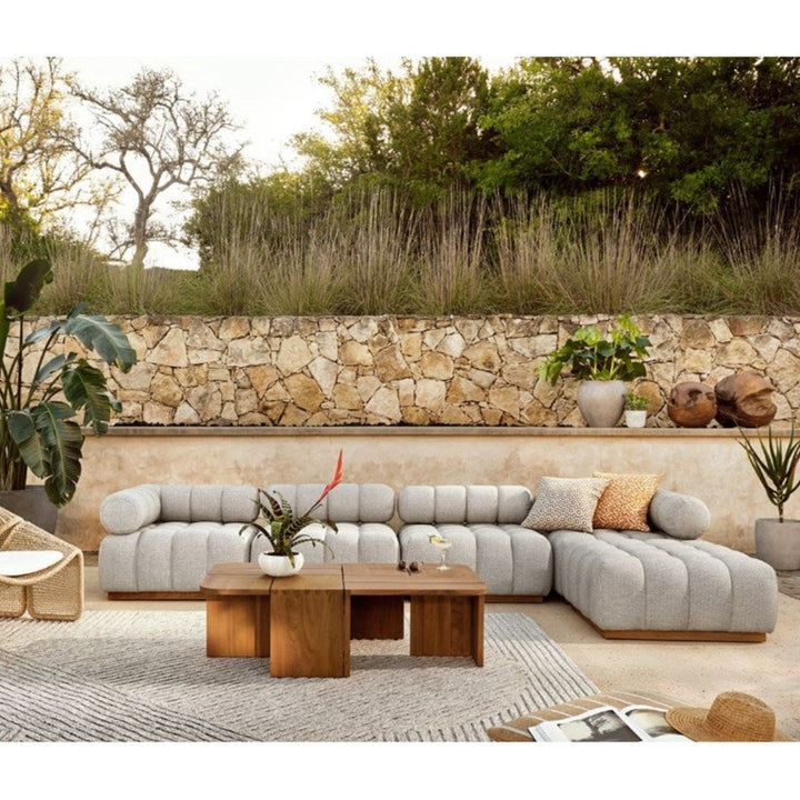 Roma Outdoor Sectional-Four Hands-FH-226935-001-Outdoor SectionalsArmless Piece-1-France and Son