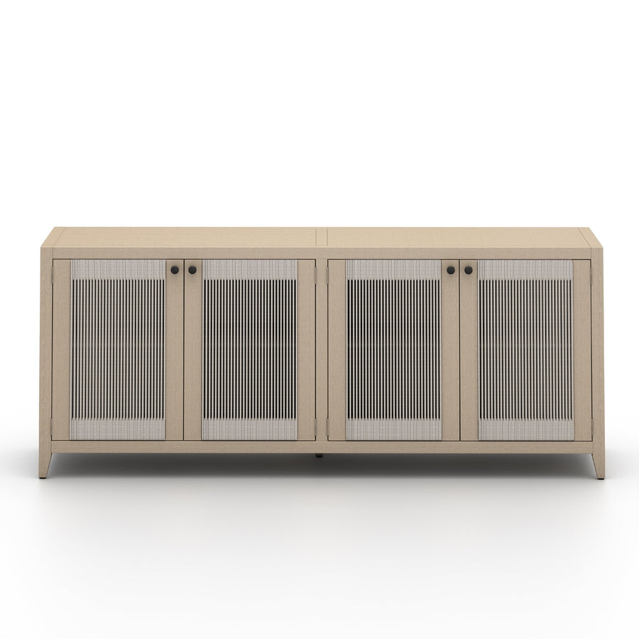 Sherwood Outdoor Sideboard-Four Hands-FH-226945-001-Sideboards & CredenzasGrey Rope-2-France and Son