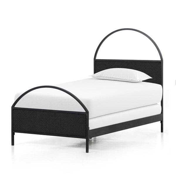 Natalia Bed Natural Black Cane-Four Hands-FH-226969-006-BedsTwin-3-France and Son