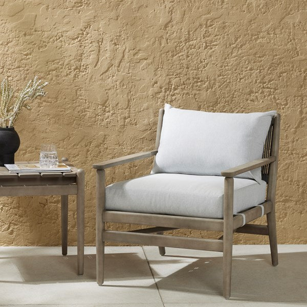 Rosen Outdoor Chair - Grey Eucalyptus-Four Hands-FH-227338-002-Dining Chairs-2-France and Son