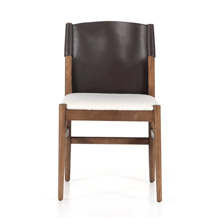 Lulu Armless Dining Chair-Four Hands-FH-227407-003-Dining ChairsEspresso Leather-3-France and Son