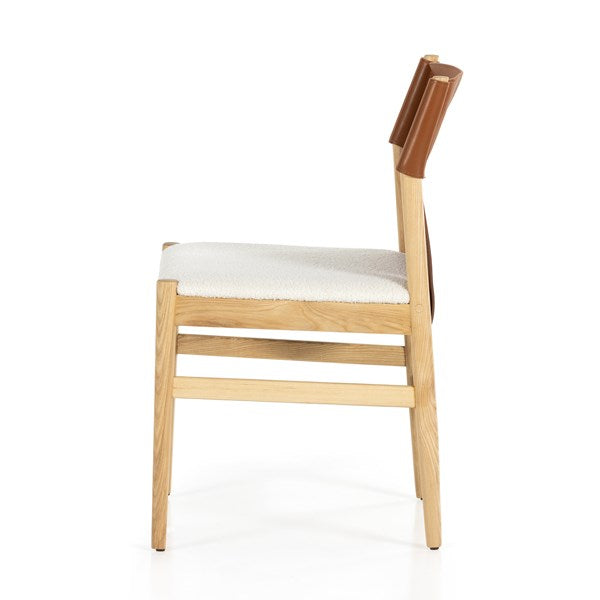 Lulu Armless Dining Chair-Four Hands-FH-227407-003-Dining ChairsEspresso Leather-11-France and Son